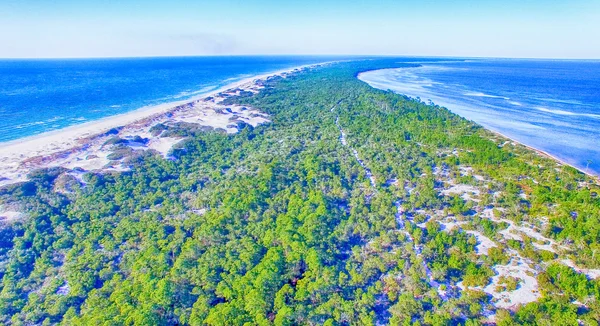 Cape San Blas coastline, Florida aerial view — Stock Photo, Image