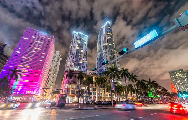 Miami stadtverkehr - florida — Stockfoto