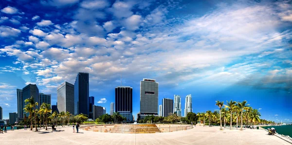 Downtown Miami - Bayfront Park — Stockfoto