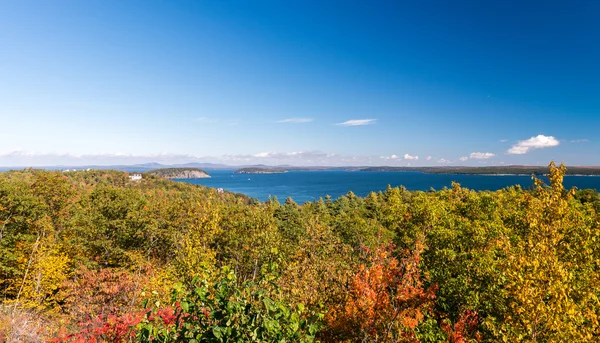 Magnificence of New England foliage scenario in autumn — Stock Photo, Image