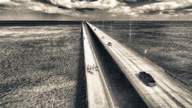 Köprü anahtarları, Florida bağlayan havadan görünümü