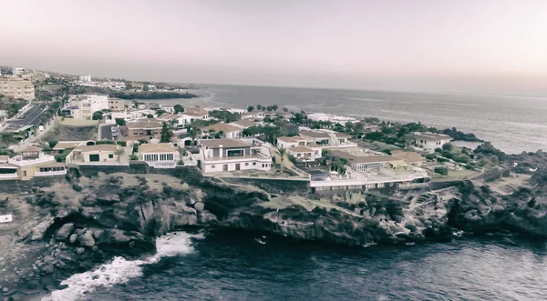 Vista aérea de la hermosa costa — Foto de Stock