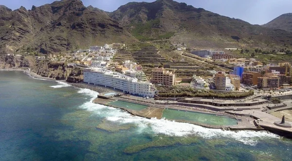 Coastline of Tenerife Island, aerial view — Stock Photo, Image