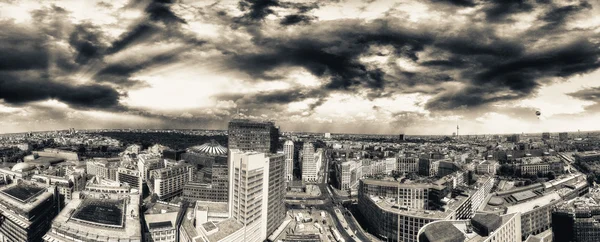 在柏林波茨坦广场地区。建筑从空中看 — 图库照片
