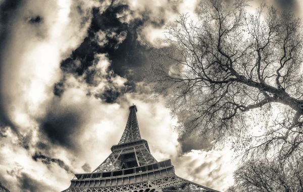 Paris. A Torre Eiffel — Fotografia de Stock