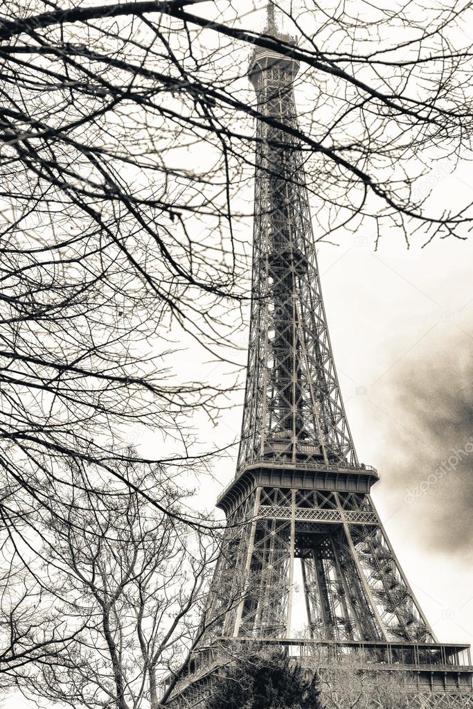 Paris, magnificence of Eiffel Tower