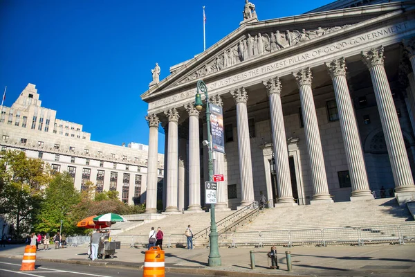 New York City October 2015 New York County Supreme Court — Stock Photo, Image