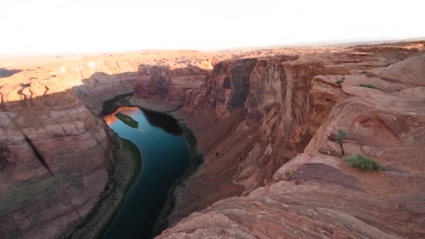美国AZ-Page Glen Canyon科罗拉多河马蹄弯 — 图库视频影像