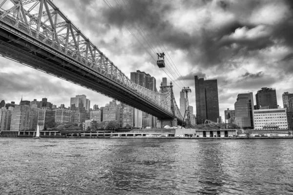 Manhattan Skyline Von Roosevelt Island New York City Usa — Stockfoto