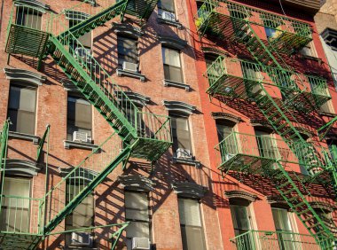 New York 'ta merdivenleri olmayan binalar..