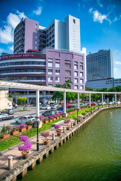Malacca Malaysia December 2019 Tourists Melaka River Beautiful Sunny Day — Stock Photo, Image