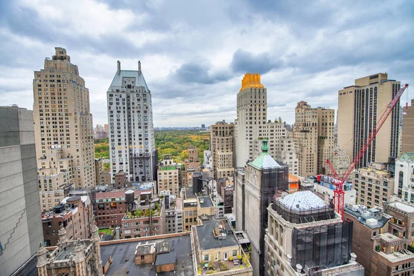 Manhattan Muhteşem Gökyüzü Manzarası Güzel Bir Günde New York — Stok fotoğraf