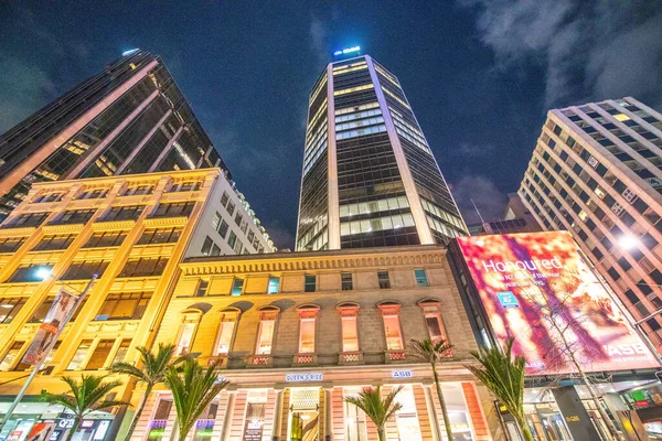 Auckland งหาคม 2018 อาคารในเม องตอนกลางค — ภาพถ่ายสต็อก