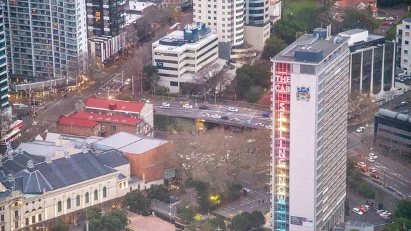 Auckland Août 2018 Vue Aérienne Ville Depuis Tour Sky Auckland — Photo