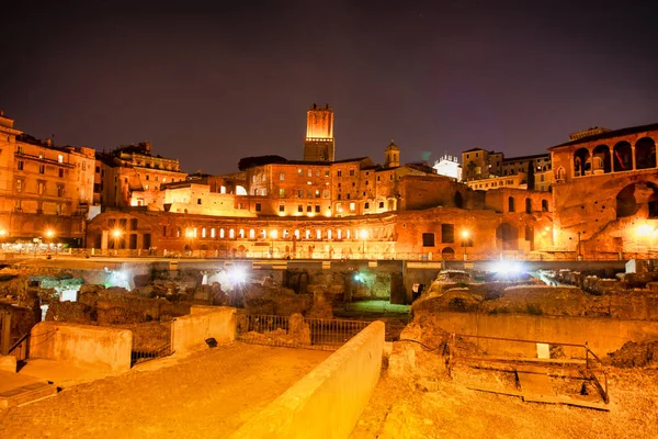 Rome Italie Juin 2014 Ruines Antiques Forum Trajan Foro Traiano — Photo