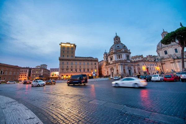 Rom Italien Juni 2014 Verkehr Auf Den Straßen Der Stadt — Stockfoto