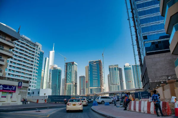 Dubai Ηνωμένα Αραβικά Εμιράτα Δεκεμβρίου 2016 Ουρανοξύστες Στο Κέντρο Της — Φωτογραφία Αρχείου