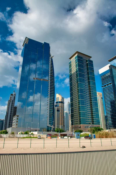 Dubai Emiratos Árabes Unidos Diciembre 2016 Rascacielos Del Centro Ciudad — Foto de Stock