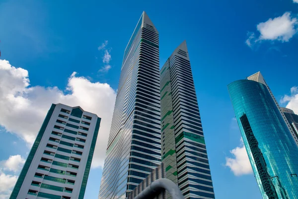 Dubai Emirados Árabes Unidos Dezembro 2016 Arranha Céus Centro Cidade — Fotografia de Stock