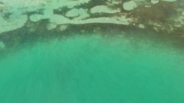 Красивый вид с воздуха на остров Маврикий — стоковое видео