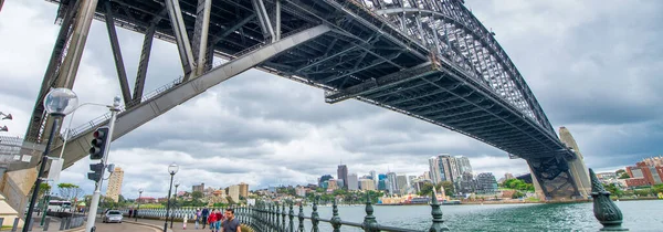 Sydney November 2015 Sydney Harbour Bridge Molnig Dag — Stockfoto