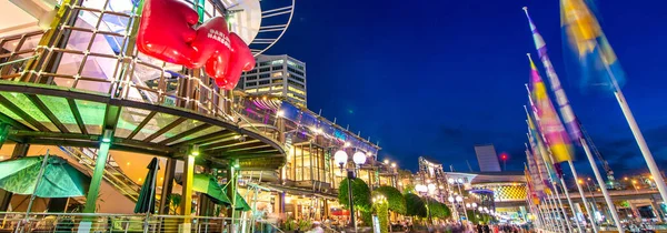 Sydney Listopadu 2015 Sydney Darling Harbour Noci Budovami Města — Stock fotografie