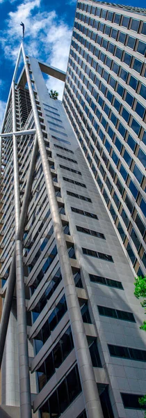 Skyward Utsikt Över Central Business District Byggnader Sydney Australien — Stockfoto