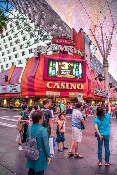 Las Vegas June 2018 Fremont Street Experience Downtown Las Vegas — Stock Photo, Image