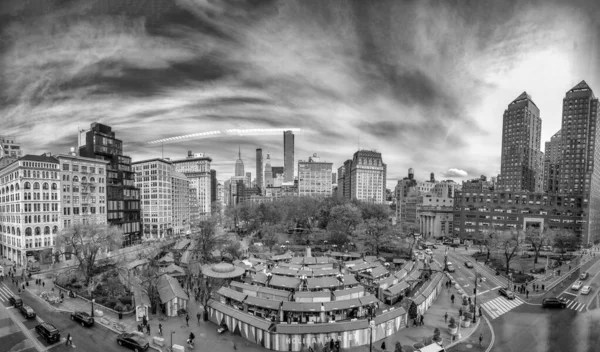 New York City Dicembre 2018 Veduta Aerea Manhattan Union Square — Foto Stock