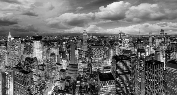 New York City Dicembre 2018 Skyline Del Tramonto Manhattan Dal — Foto Stock