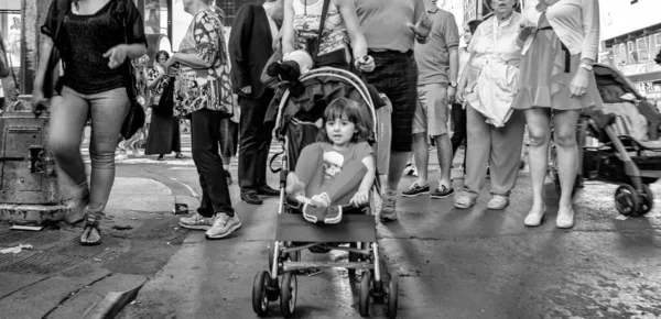 New York City Giugno 2013 Luci Times Square Notte — Foto Stock