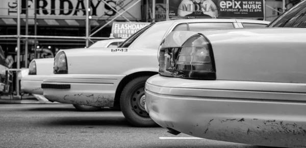 Nueva York City Junio 2013 Taxis Times Square — Foto de Stock