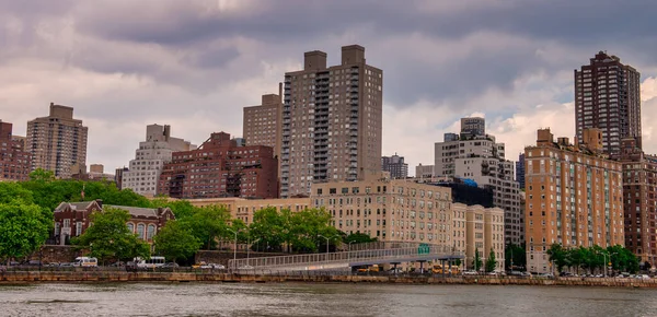 Aerial View Manhattan Skyline New York City — Stock Photo, Image