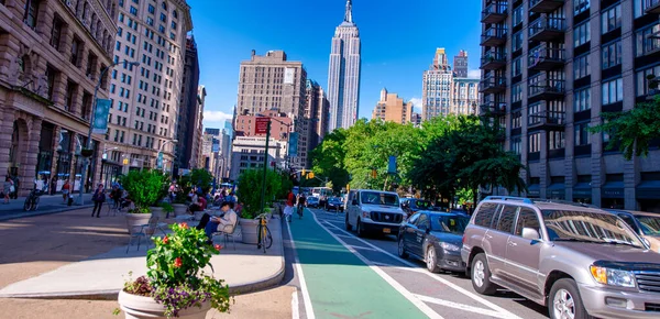 New York City June 2013 Exterior View Manhattan Skyscrapers — Stock Photo, Image