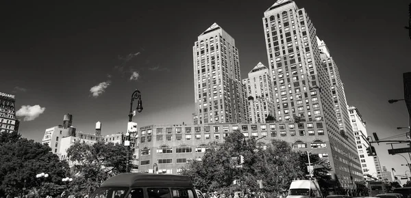 New York City Červen 2013 Pohled Exteriéru Mrakodrapy Manhattanu — Stock fotografie