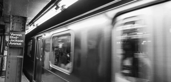 New York City Juin 2013 Intérieur Station Métro Manhattan — Photo