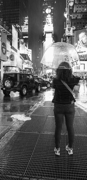 New York City Juni 2013 Ljus Times Square Natten — Stockfoto