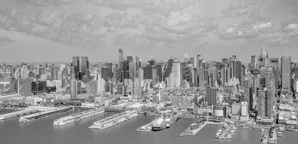 Vue Aérienne Manhattan Skyline New York — Photo