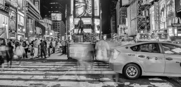 New York City Juni 2013 Ljus Times Square Natten — Stockfoto