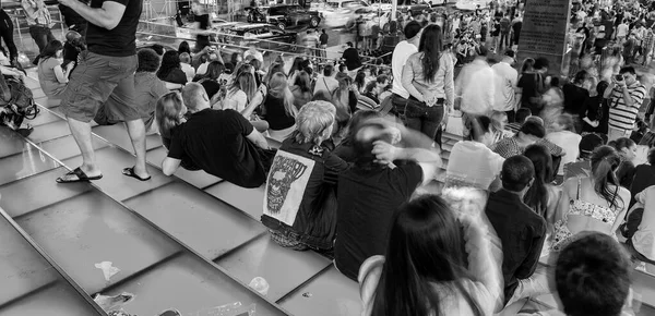 Νεα Υορκη Ιουνιοσ 2013 Φώτα Της Times Square Νύχτα — Φωτογραφία Αρχείου