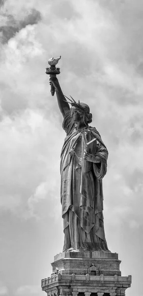 Majestosa Vista Estátua Liberdade Nova York — Fotografia de Stock