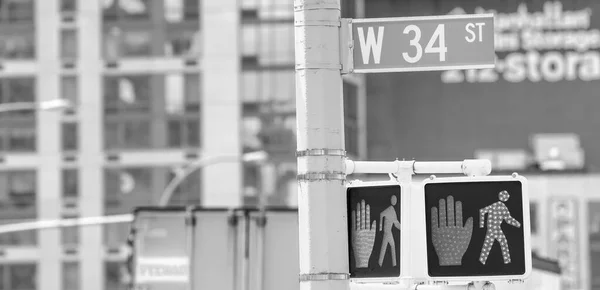 New York City June 2013 Street Signs Manhattan — Stock Photo, Image