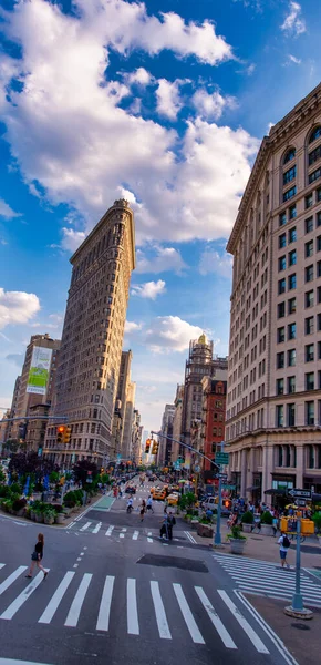 New York City Juni 2013 Het Flatiron Gebouw Een Icoon — Stockfoto