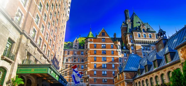 Amazing View Chateau Frontenac Quebec City Canada Majestic Facade Beautiful — Stock Photo, Image