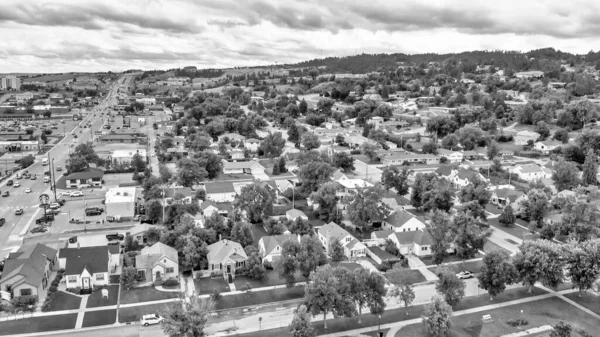 Ciudad Rapid Julio 2019 Vista Arial Rapid City Día Nublado — Foto de Stock