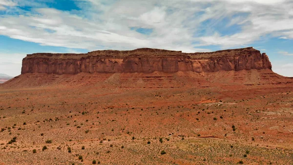 Aerial Panoramic View Amazing Monument Valley Summser Season Drone Viewpoint — Stock Photo, Image