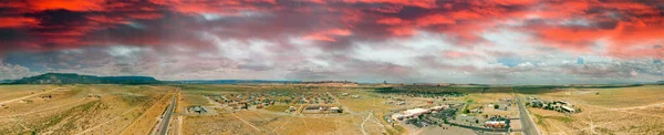 Vista Panorámica Aérea Kayenta Campo Circundante —  Fotos de Stock