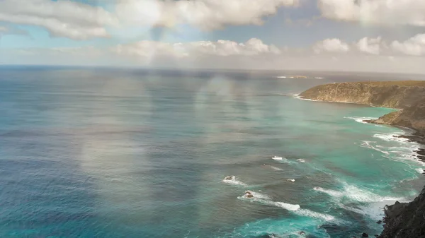 Flinders Chase Nationalpark Kangaroo Island Erstaunliche Luftaufnahme Der Straße Und — Stockfoto