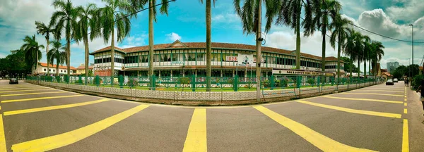 Melaka Malaysia December 2019 Panoramautsikt Över Malaccas Gymnasium Vacker Solig — Stockfoto