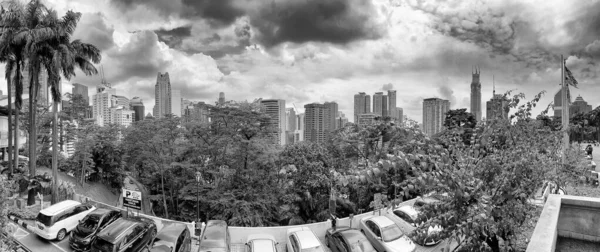 Kuala Lumpur Malaysia Grudzień 2019 Niesamowita Panorama Miasta Forest Eco — Zdjęcie stockowe